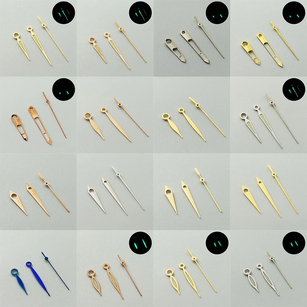 Зеленые светящиеся часы-указатель ETA 2836 2824 часы с механизмом аксессуары для