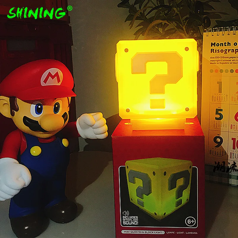 

Детская игрушка в стиле Super Mario Bros, со светодиодной подсветкой
