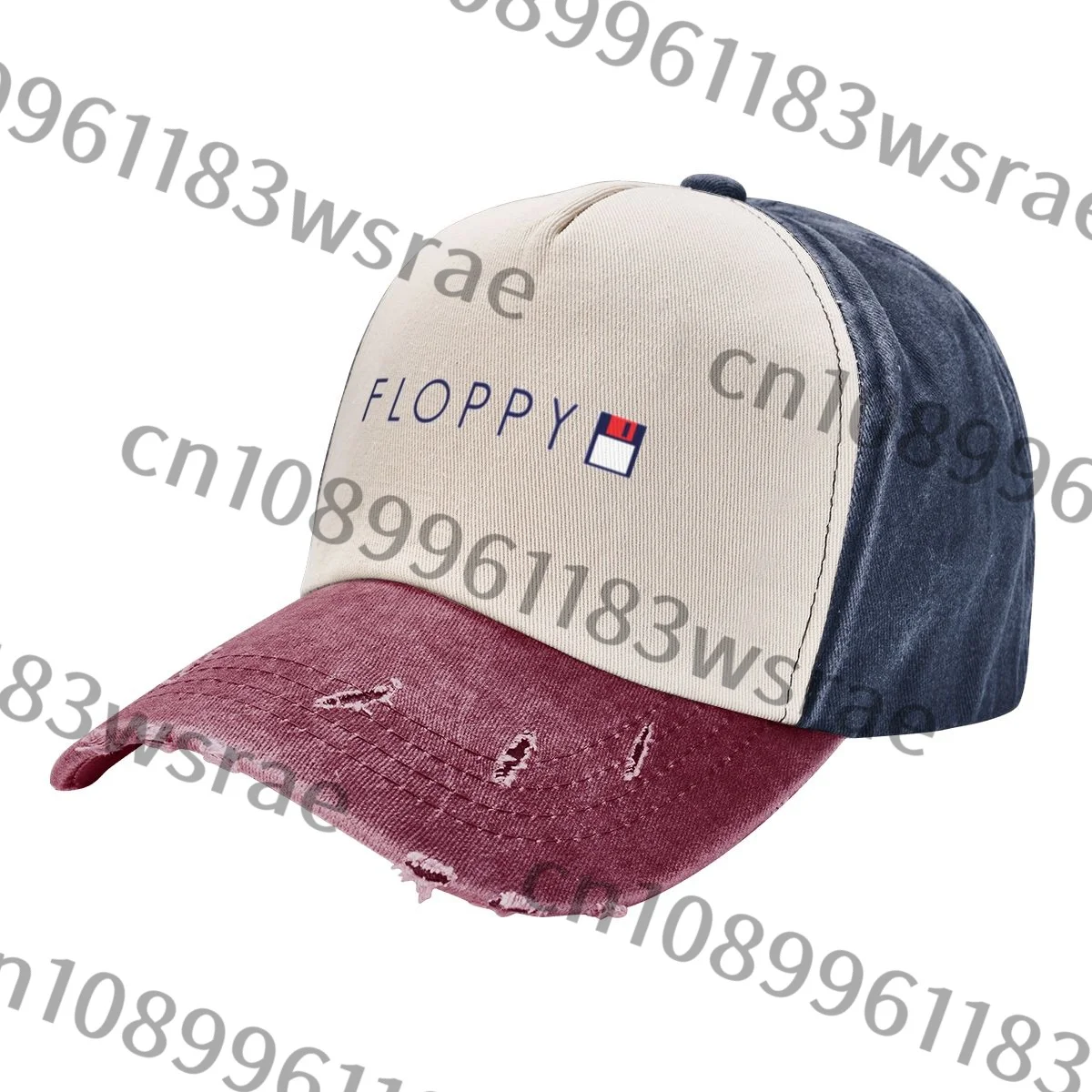 Дискета Повседневная мода Промытая бейсболка Шляпа