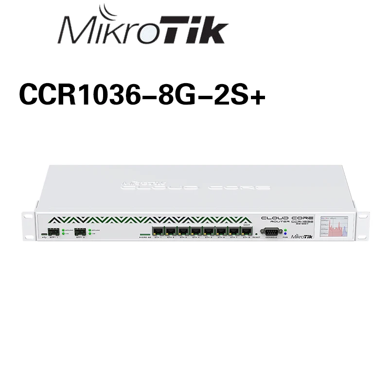 

Mikrotik CCR1036-8G-2S+ 36 core 10G ROS Telecom Industrial Grade Wired Router