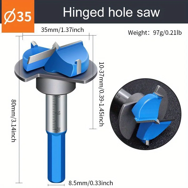 

Сверло для дерева NIUXIANG 15-35 мм