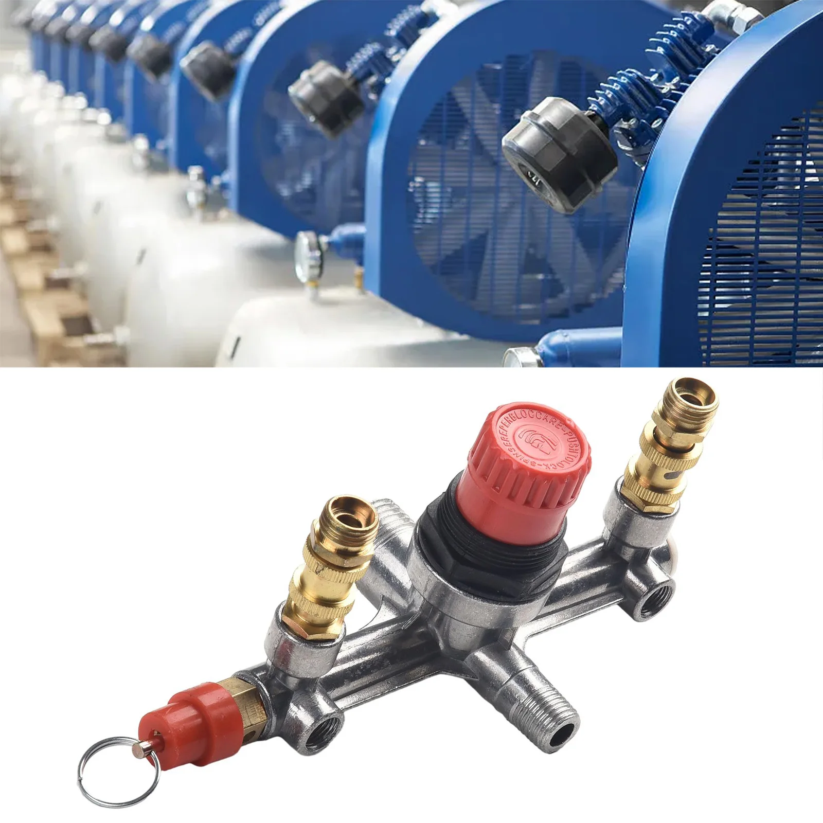 

Air Compressor Switch Pump Parts For Piston Power Push-pull valves Regulator Safety Workshop Useful Accessories