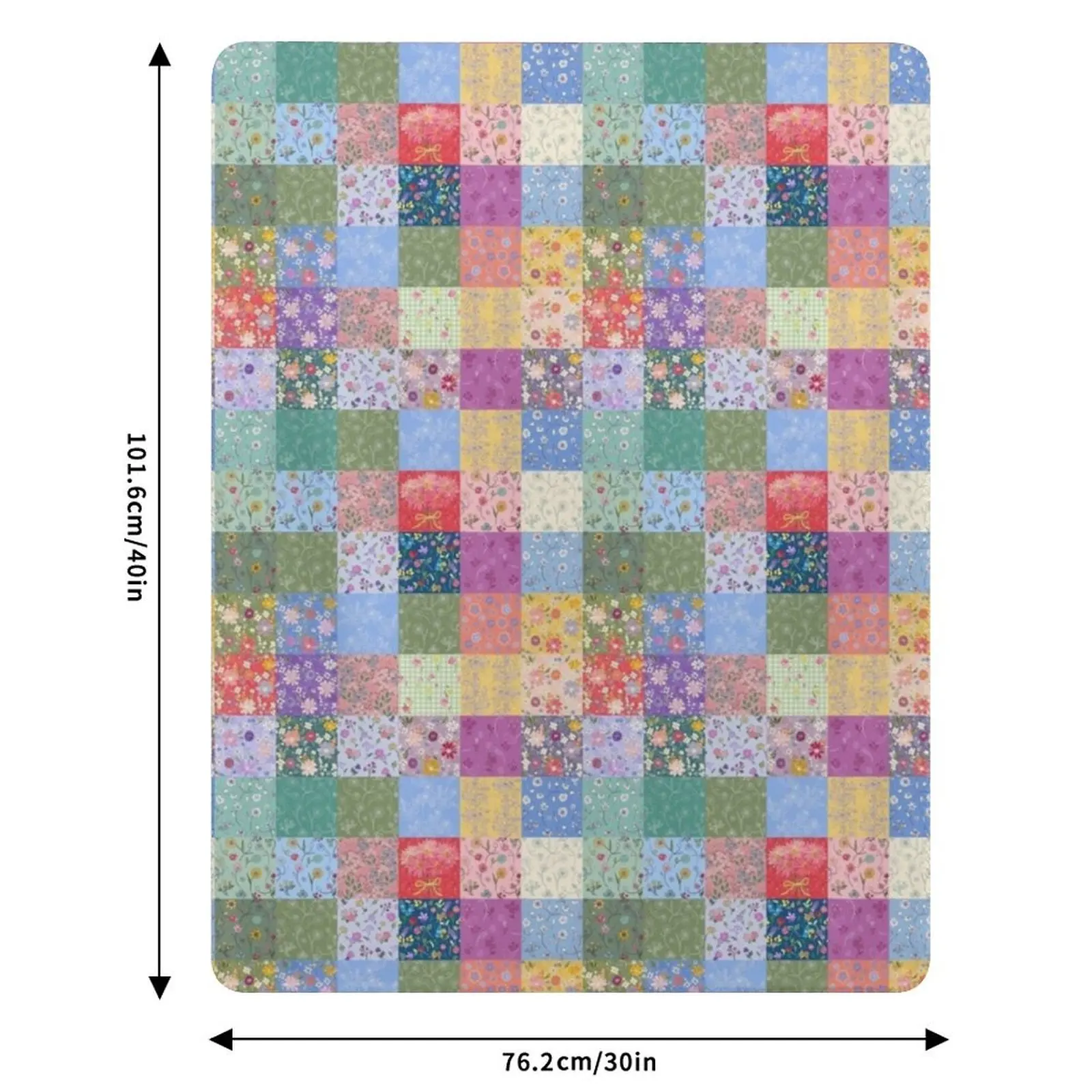 Плед-покрывало Hand-me Down Patchwork Quilt от Tea with Xanthe: Мягкое декоративное одеяло для дивана и спальни (art.: 3920daa1d3f09) - 3920daa1d3f09