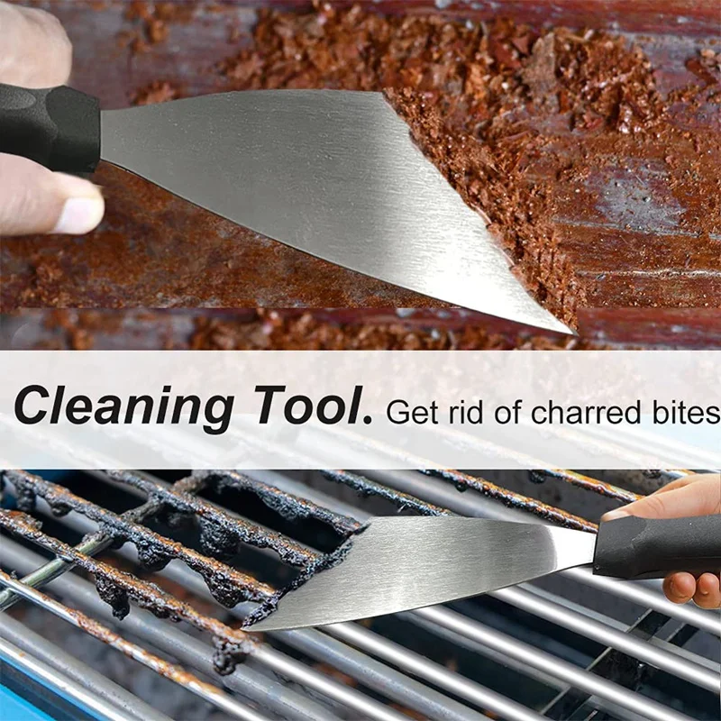 Акция! 2 шт. скребок для барбекю с плоским верхом |