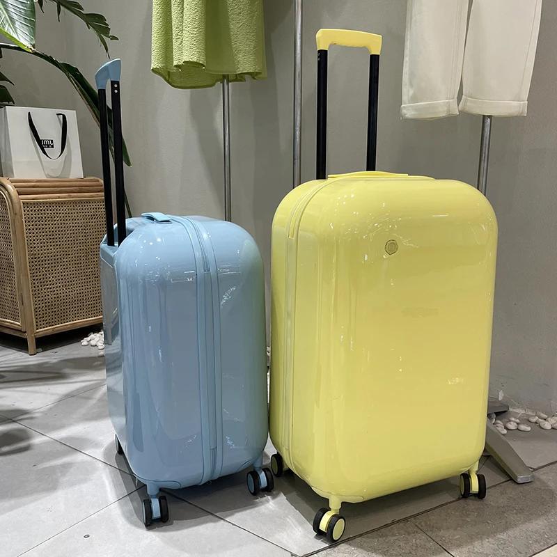 

Fashion luggage universal wheel boarding suitcase ins bubble suitcase fashion trolley case 20/24/26/28 inch men women