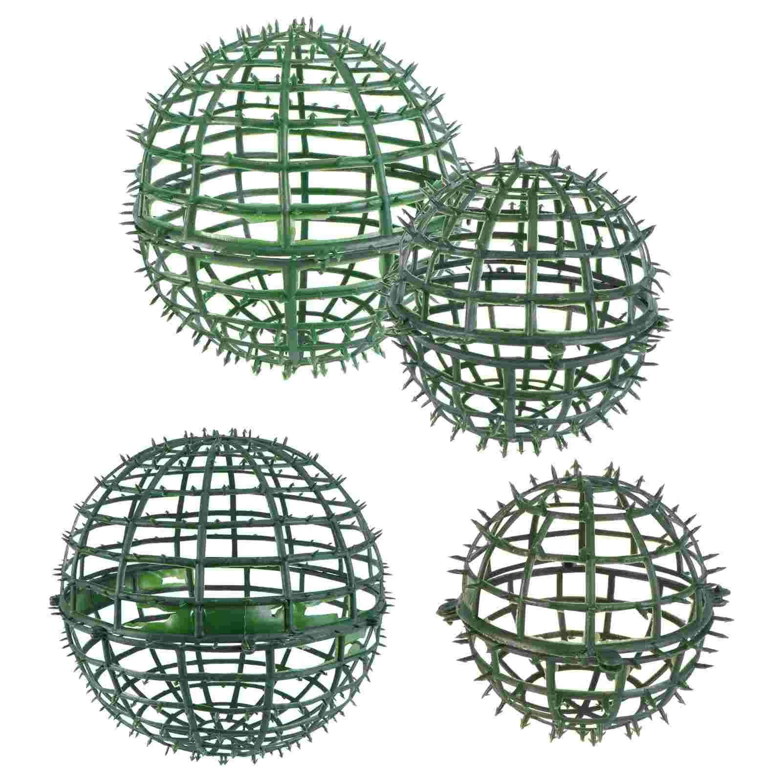 

Topiarycage Frame Flowerartificial Boxwood Supportfaux Holder Hanging Arrangement Floral Green Decorative Rack Fake Wreath