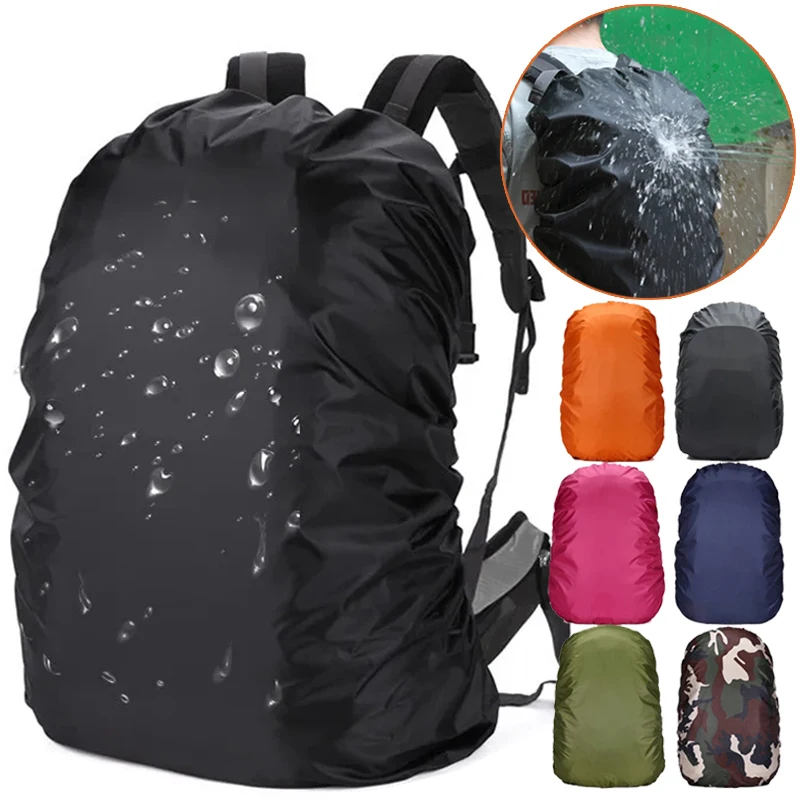 

40-50L Waterproof Backpack Rain Dustproof Sun-protected Bag Outdoor Camping Hiking Mountaineering Backpack Protective Cover