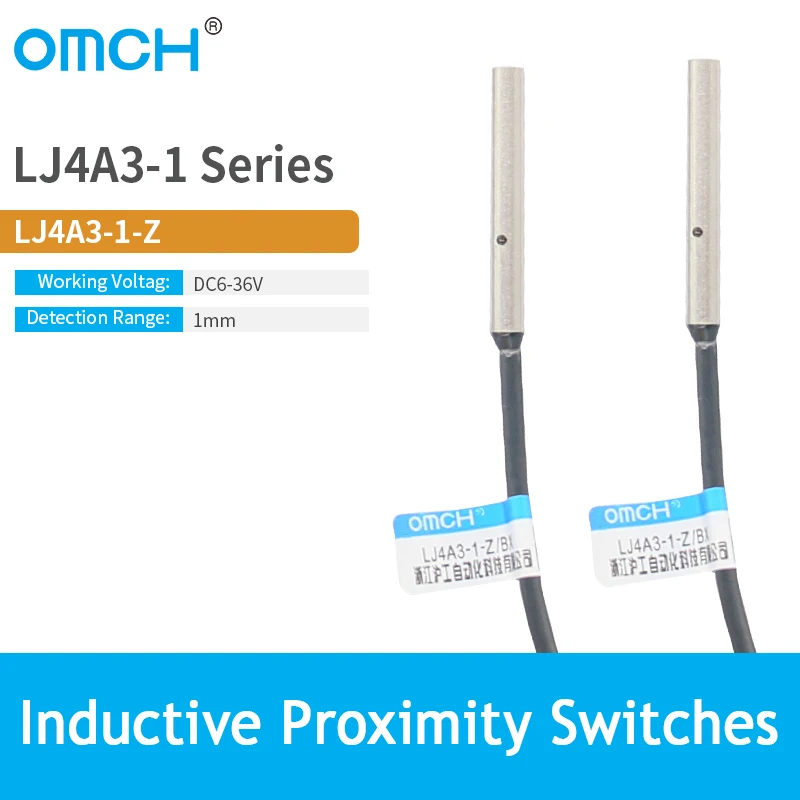 

OMCH M4 LJ4A3 1mm Inductive Proximity Sensor Switch Stainless Steel