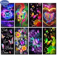 corlorful butterfly diamond painting new novelty cross stitch kits flowers diamond art full drill embroidery rhinestone pictures