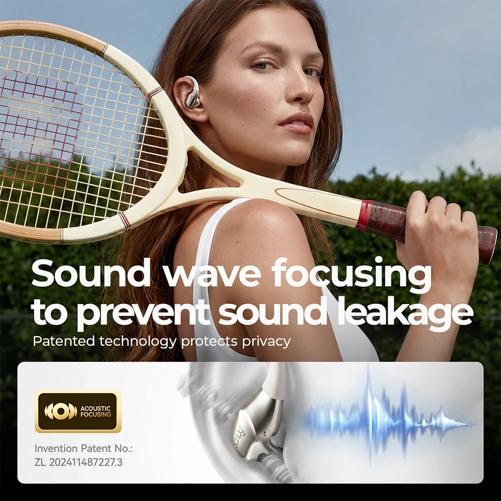 Фото Наушники Sanag G7S Ultra Sports Bluetooth AI с открытым ухом, беспроводные OWS-наушники, HD-звонки, для бега на улице, с креплением на ухо №5