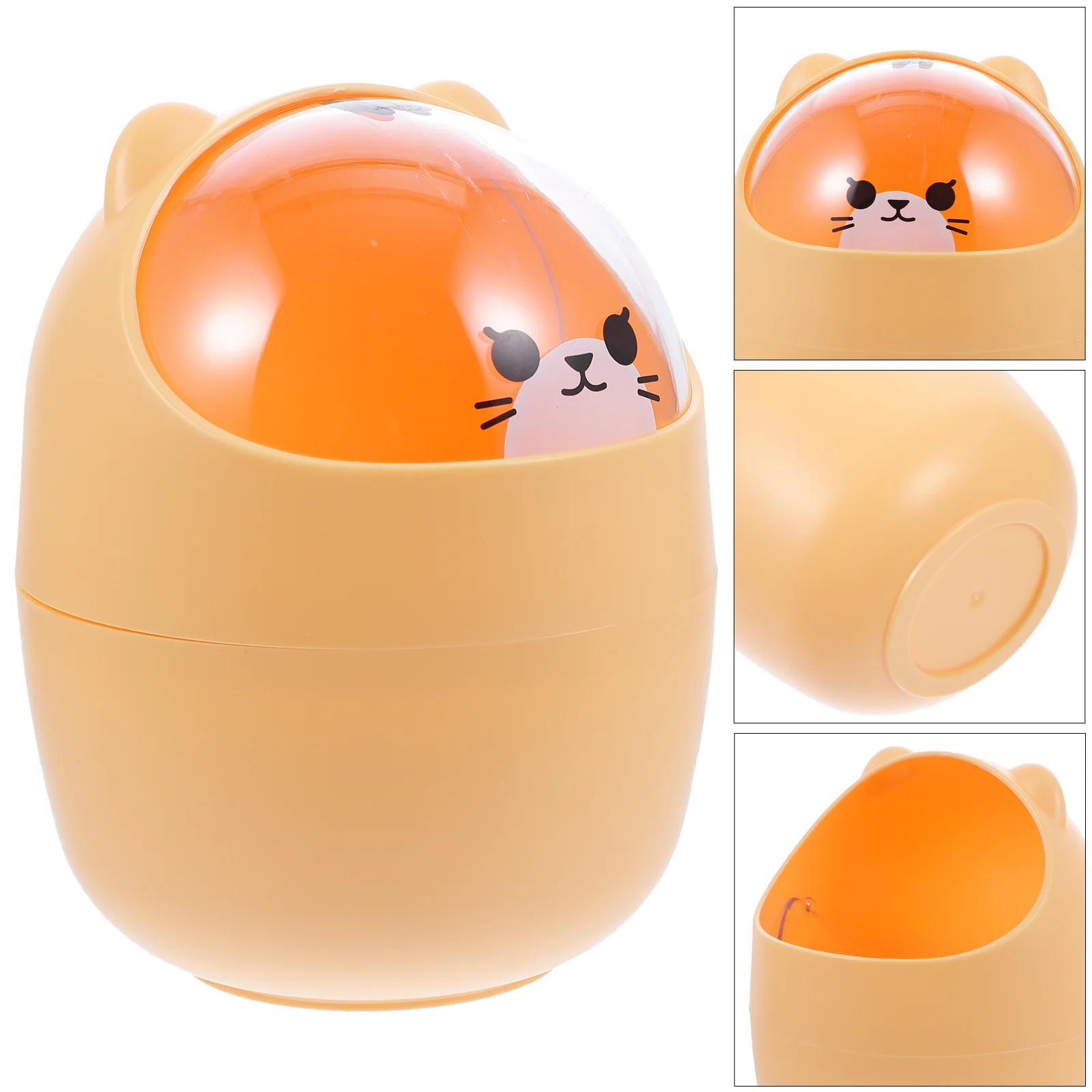 

Garbage Can Office Storage Bins Desktop Garbage Bin Animal Desktop Mini Trash Can Coffee Trash Can Ps Mini Waste Bucket Child