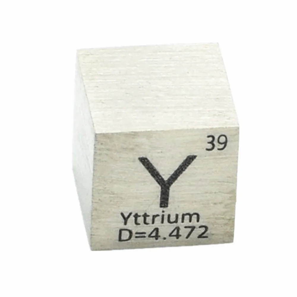 

Yttrium Element Metal Cube Set 10mm Density Cubes Up Y 99.99% Purity