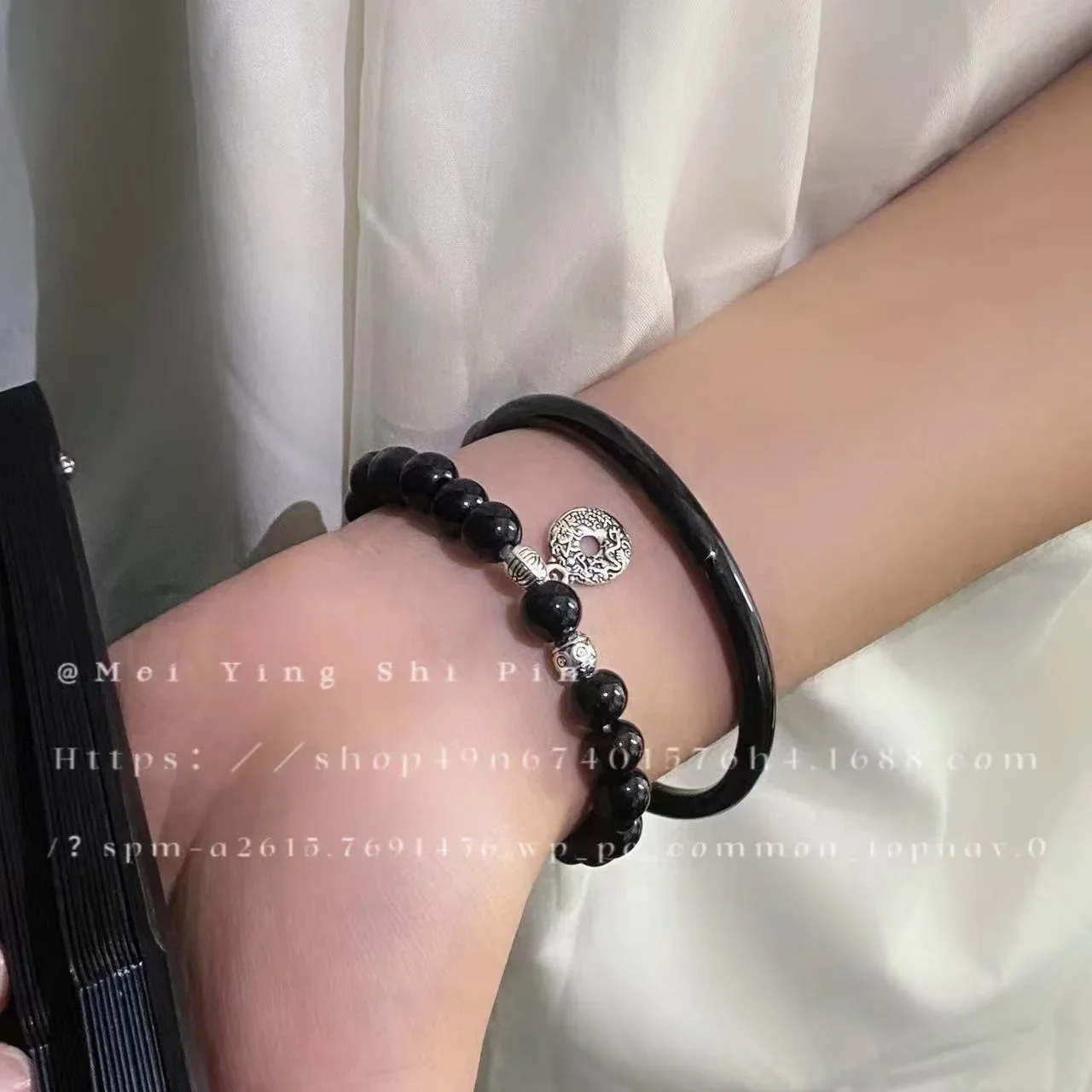 Браслет из деревянных бусин в китайском стиле ожерелье женский дизайн