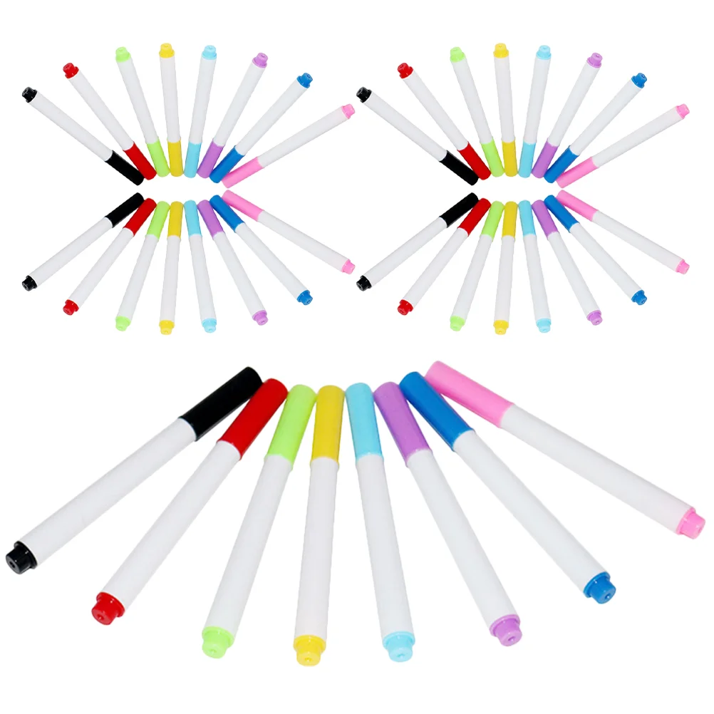 

40Pcs Colorful Whiteboard Markers Classroom Whiteboard Pens Erasable Markers Dry Erase Makers