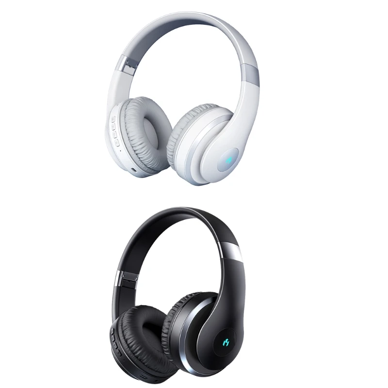 

Foldable Over for Head Headphone Bluetooth-compatible Wireless Earphone With TF Card 3.5mmAux Slot Sports Game Music Hea