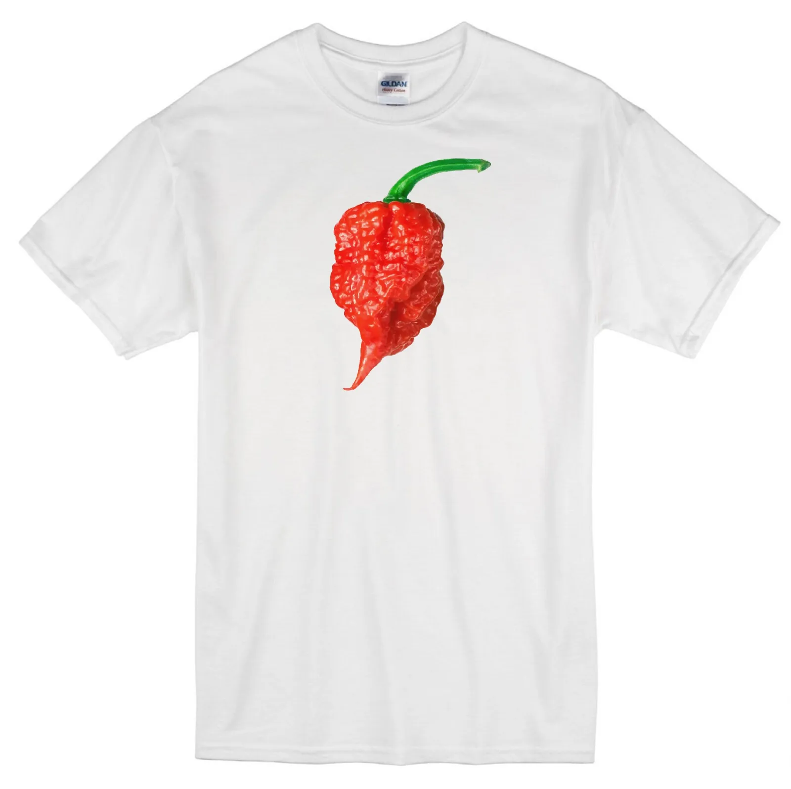 Фото Футболка CAROLINA REAPERS HOT PEPPER FACE MELTER HIGH SCOVILLE SPICY WHITE №1