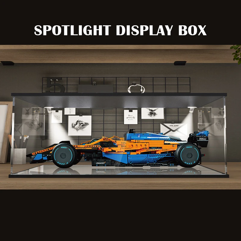 

Display Acrylic Box Dustproof Clear Display Box Showcase Not Include The Model Building Block Box Compatible 42141