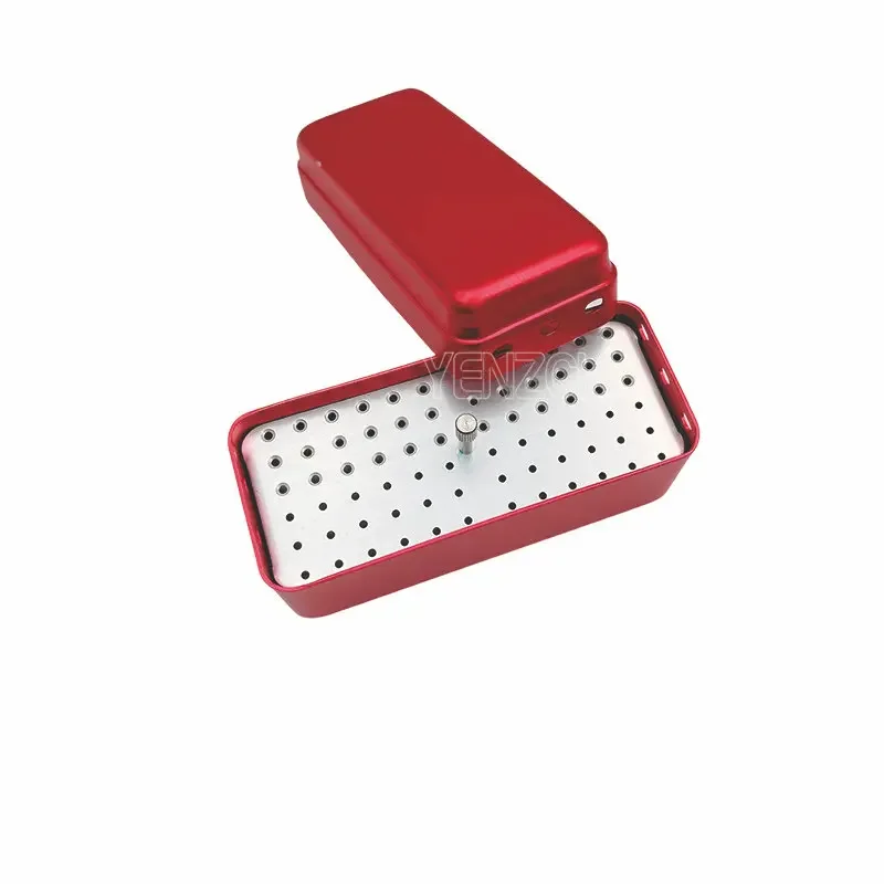 Фотобокс 72 отверстия автоклав стерилизатор чехол для Burs Endo алюминиевая коробка