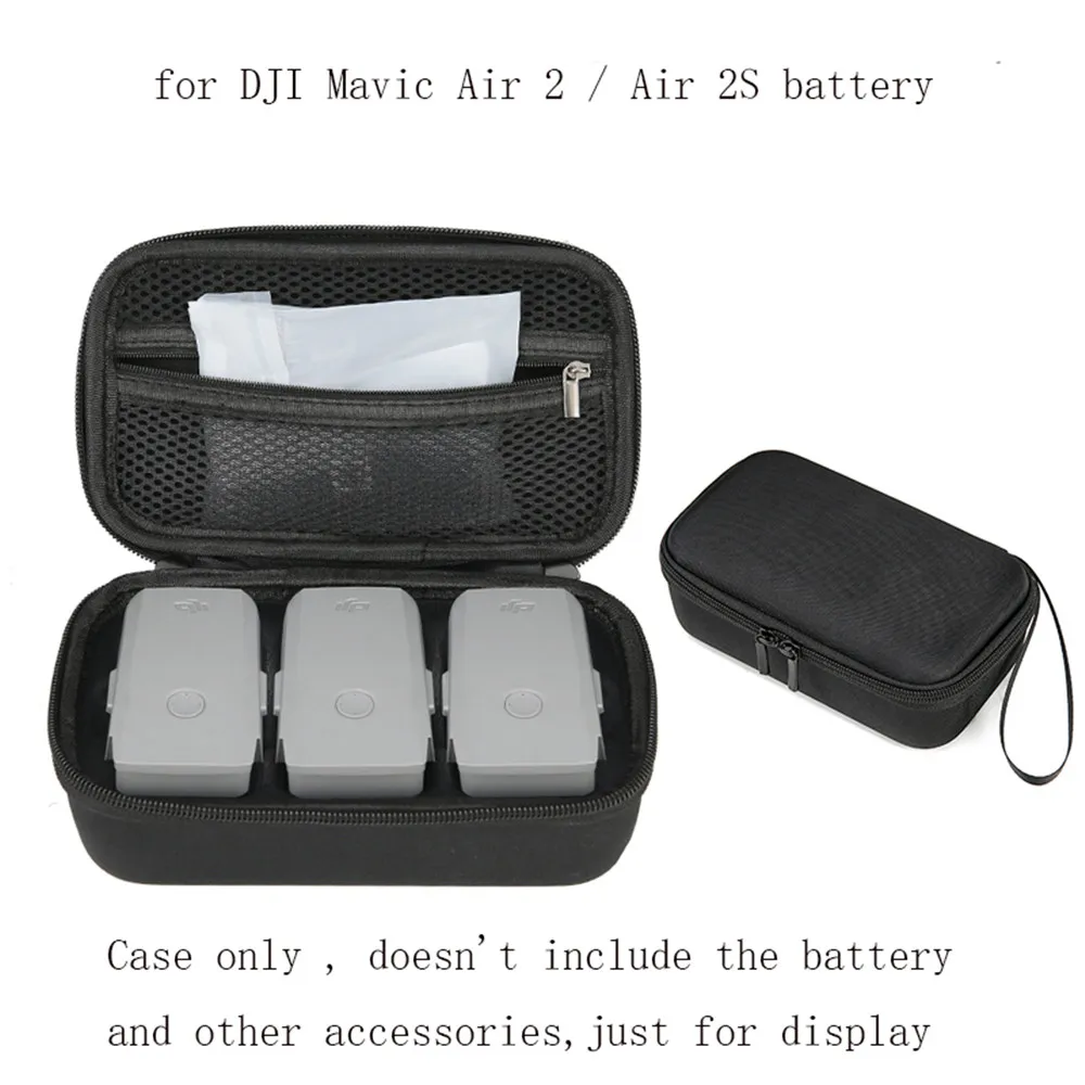 

Сумка для хранения батарей для DJI Mavic Air 2 / Air 2S, чехол для переноски, Портативная сумка, коробка для батарей, взрывозащищенные аксессуары для дрона
