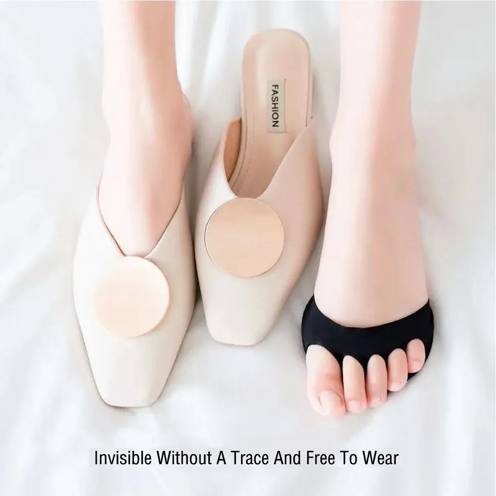 8Pcs Five Toes Forefoot Pads For Women High Heels Half Insoles for Shoes Toes Insert Socks Calluses Corns Pain Relief Foot Pad