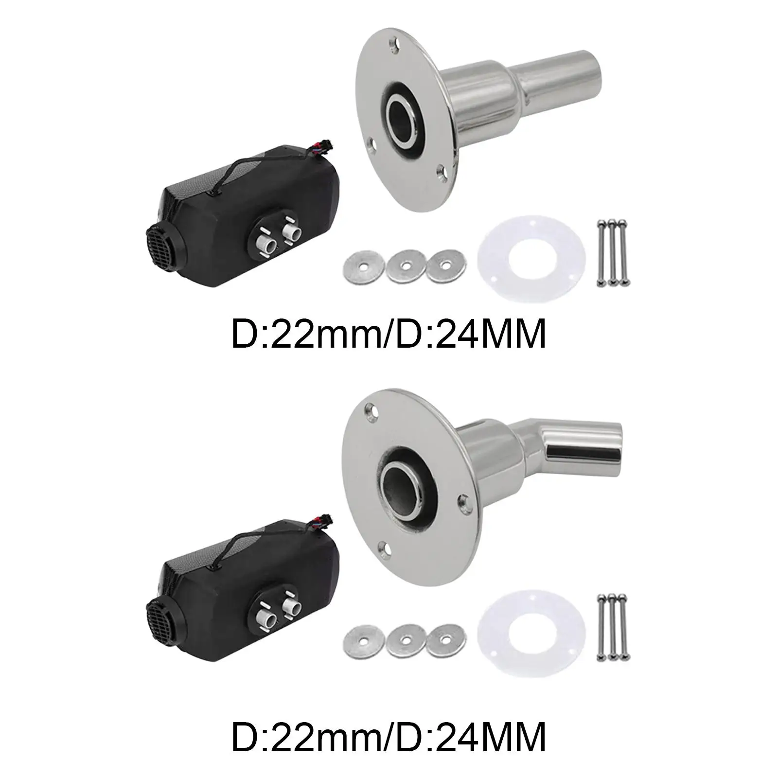 

thru Hull Exhaust Skin Hardware for Parking Heaters Hose Pipe