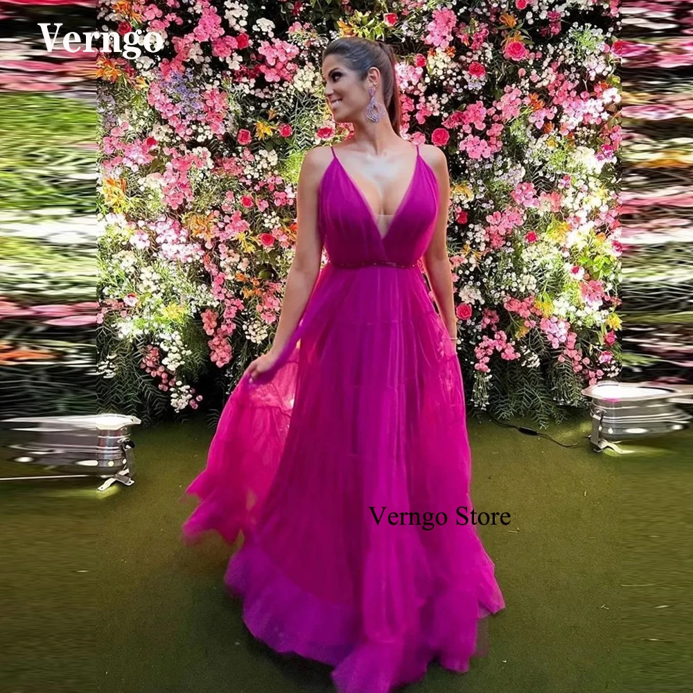 

Verngo сексуальное длинное платье для выпускного вечера с V-образным вырезом