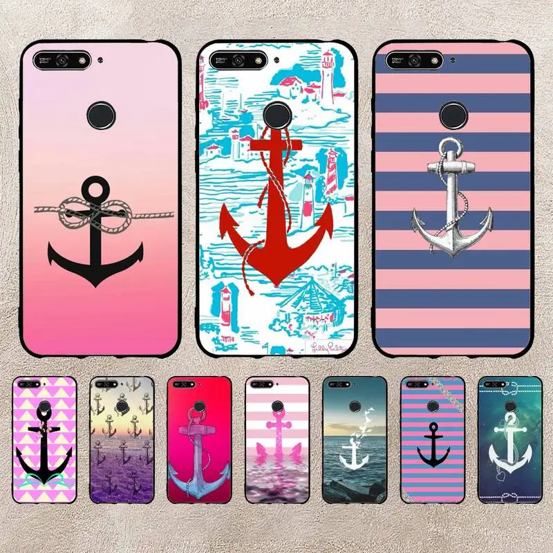 

Stripes Anchor Boat Phone Case For Xiaomi 11 10 12Spro A2 A2lite A1 9 9SE 8Lite 8explorer F1 Poco 12S Ultra Cove