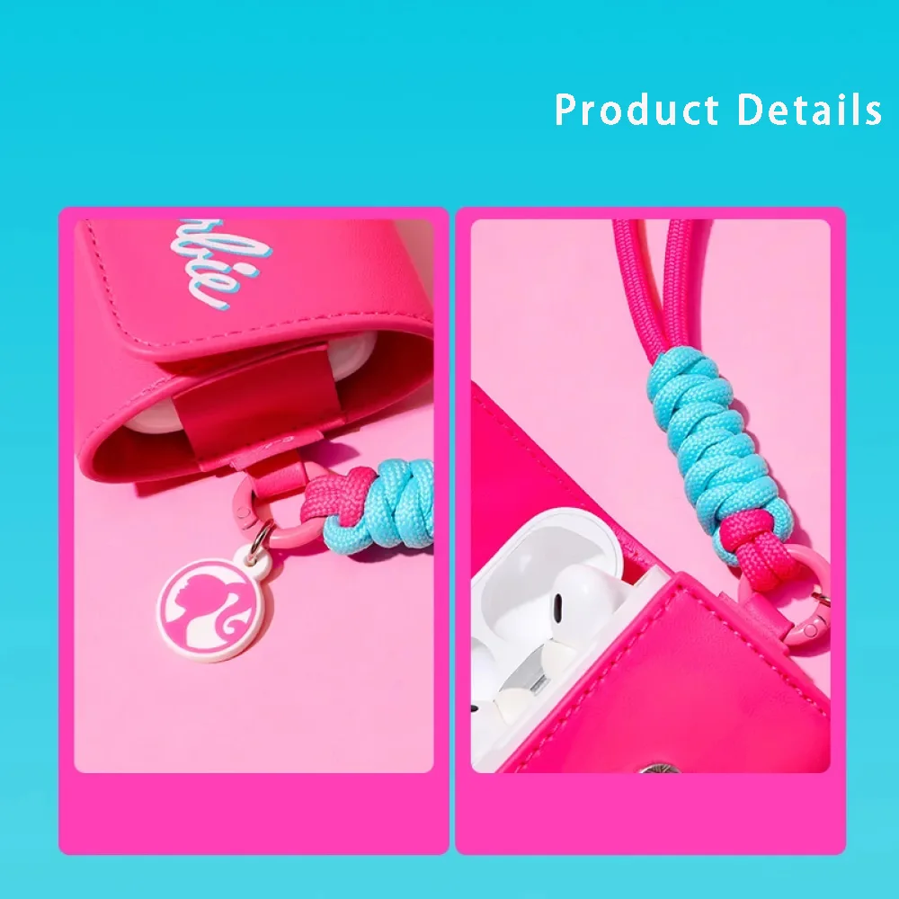 MINISO Барби кожаный мягкий чехол для наушников стандарта IOS защитный airpods II III Pro2