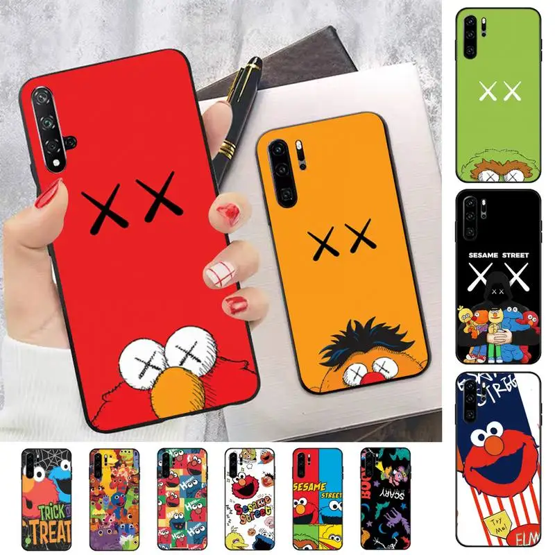 

Sesame Street Ins Cookie Monster Phone Case for Huawei Honor 10 i 8X C 5A 20 9 10 30 lite pro Voew 10 20 V30
