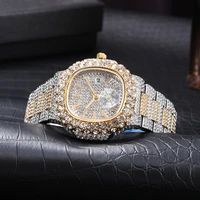 missfox watch for men 2022 new hip hop diamond waterproof male reloj luxury luminous calendar iced out mens quartz wrist watches