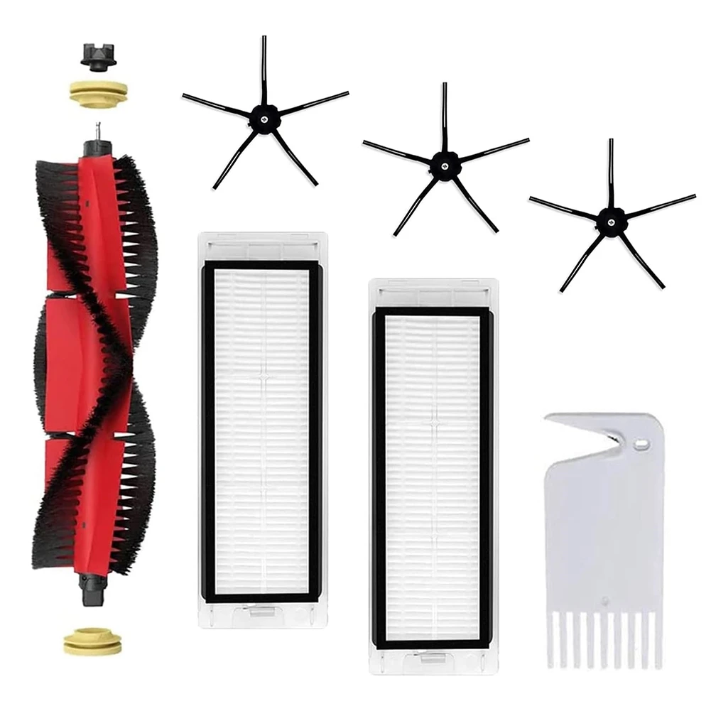 

Replacement Main Brush Side Brush Hepa Filter Compatible for Roborock S5 S5Max S50 S51 Robot Vacuum Cleaner Accessories