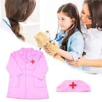 childrens doctor nurse cosplay costume role play doctor pretend play uniform for kids cosplay clothing dress up set kids gift