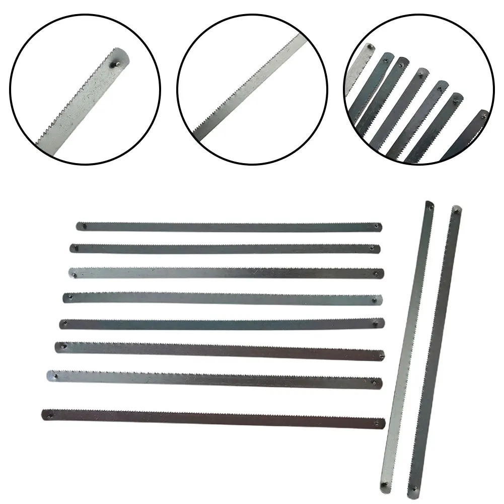 

10 Pcs 6In 24 Teeth Mini Hacksaw Blade Multifunctional Saw Blade Metal Plastic Cutting For Hacksaw Frames Cutting Hand Tools