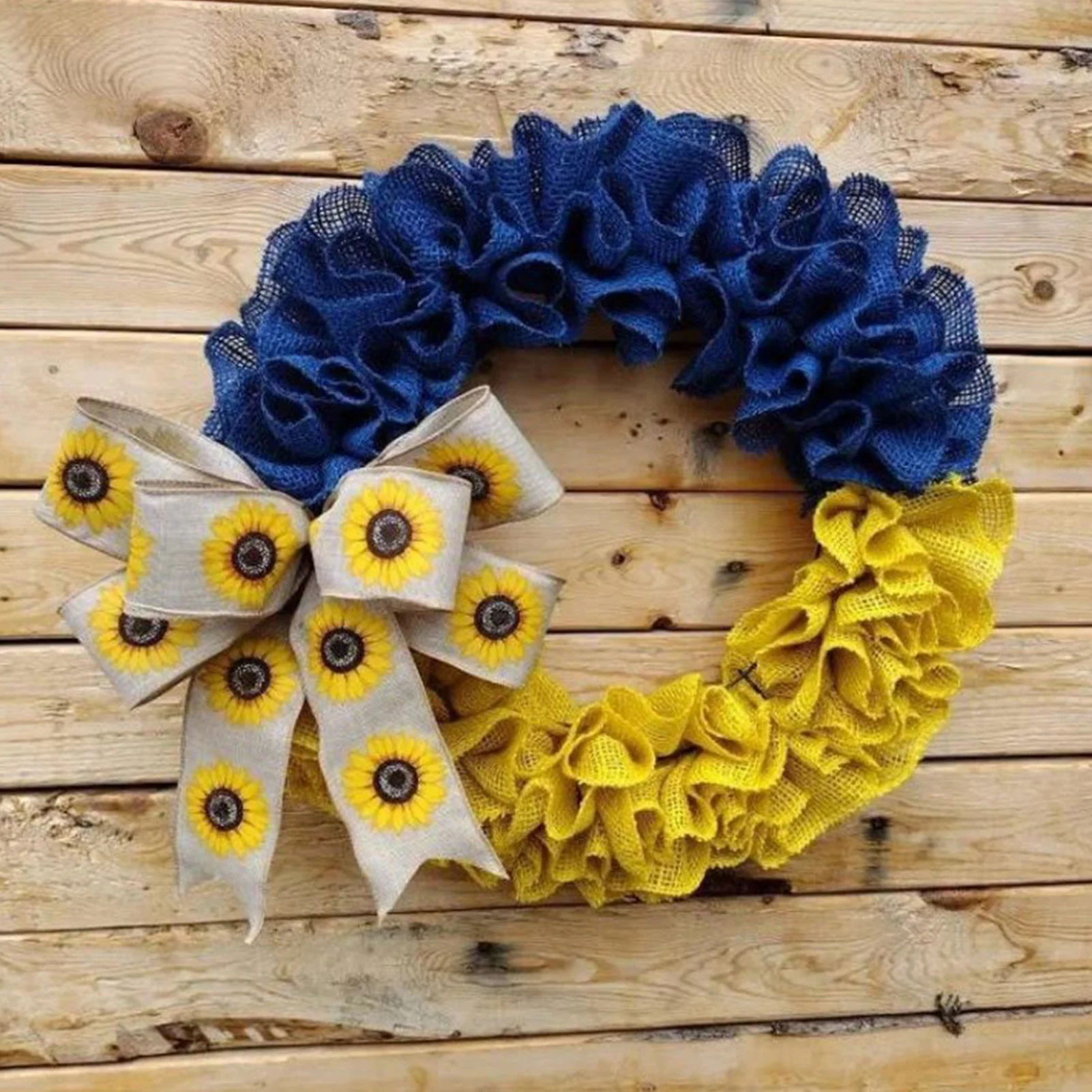 

Цветочный венок для входной двери, украинский венок Suower, искусственный венок Suower, украшение для деревенского дома с украшением