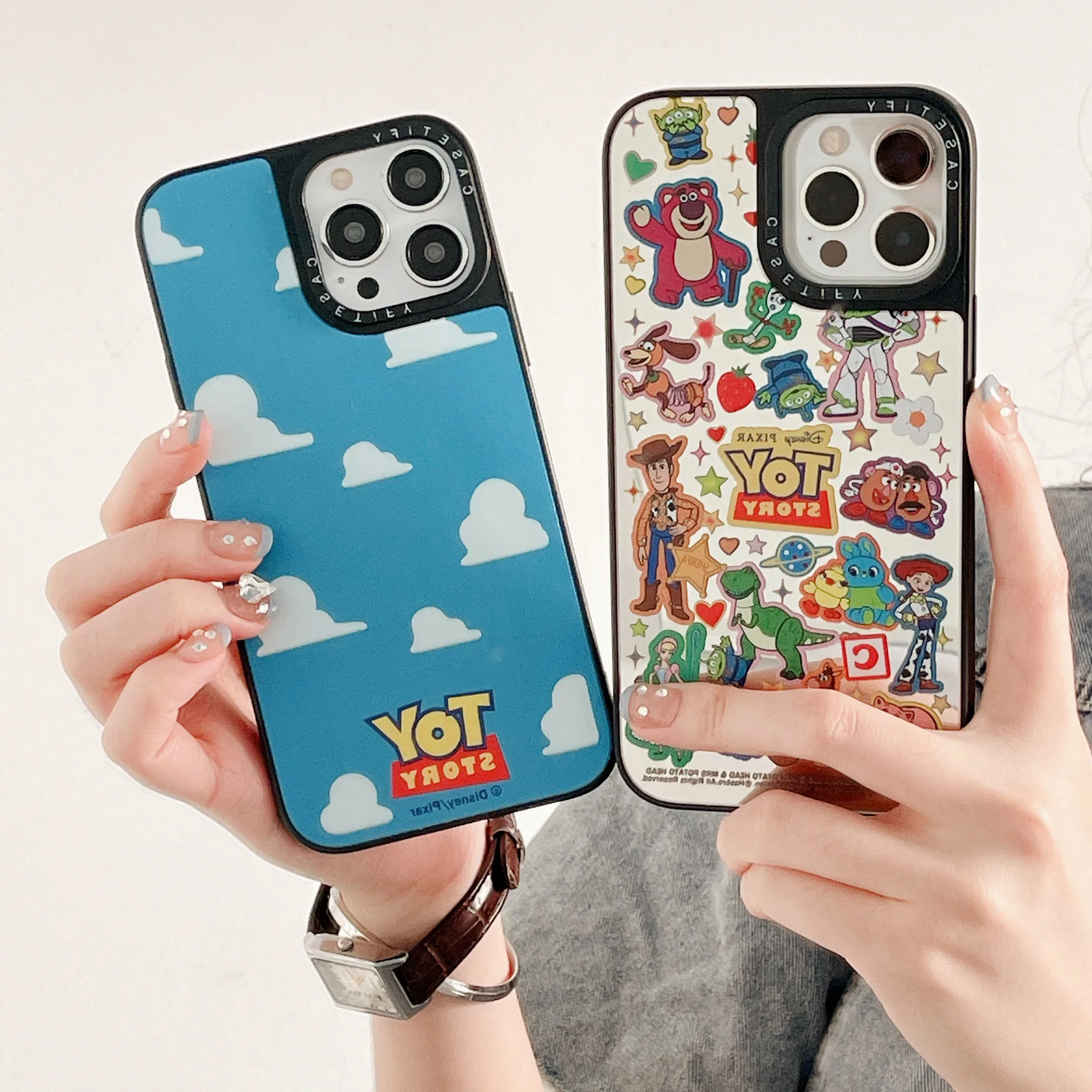 

CASETIFY Woodies Lotsos mirror Phone Case For Iphone 11 12 13 14 Pro Max Plus SE 2020 Y2k Girl Cartoon