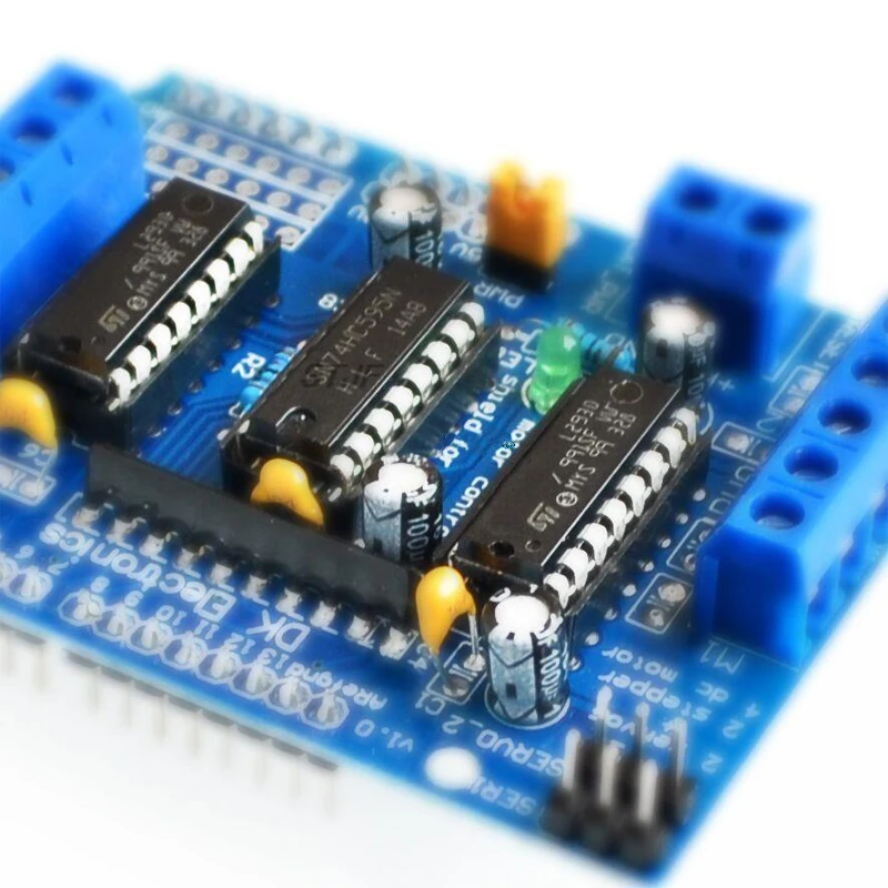 L293D щит управления двигателем плата расширения привода двигателя для Arduino Щит