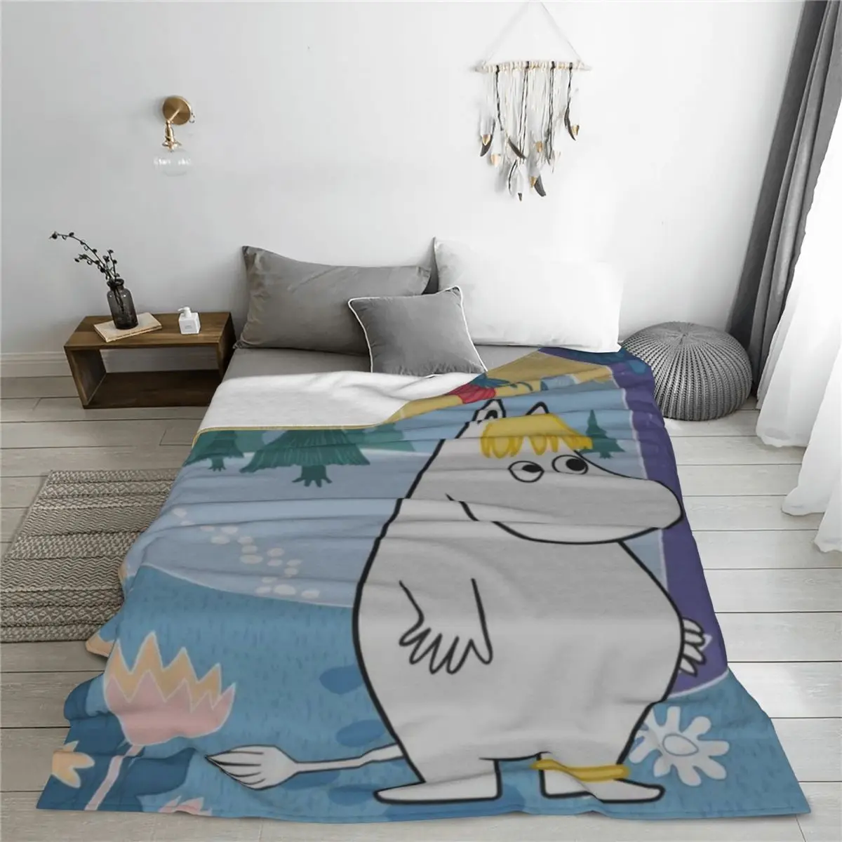 Пушистое детское одеяло Like-M-Moomin диван покрывало для сна уютное фланелевое декор