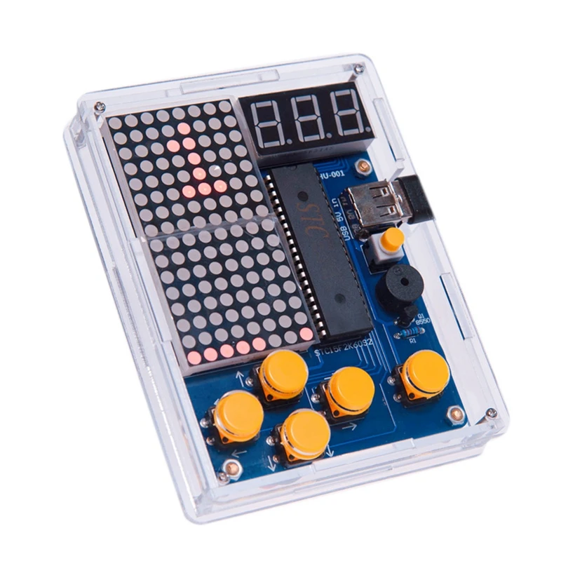 

Игровая консоль с одним чипом, 51 Пиксельная игровая консоль, производственный комплект поставляется с четырьмя играми