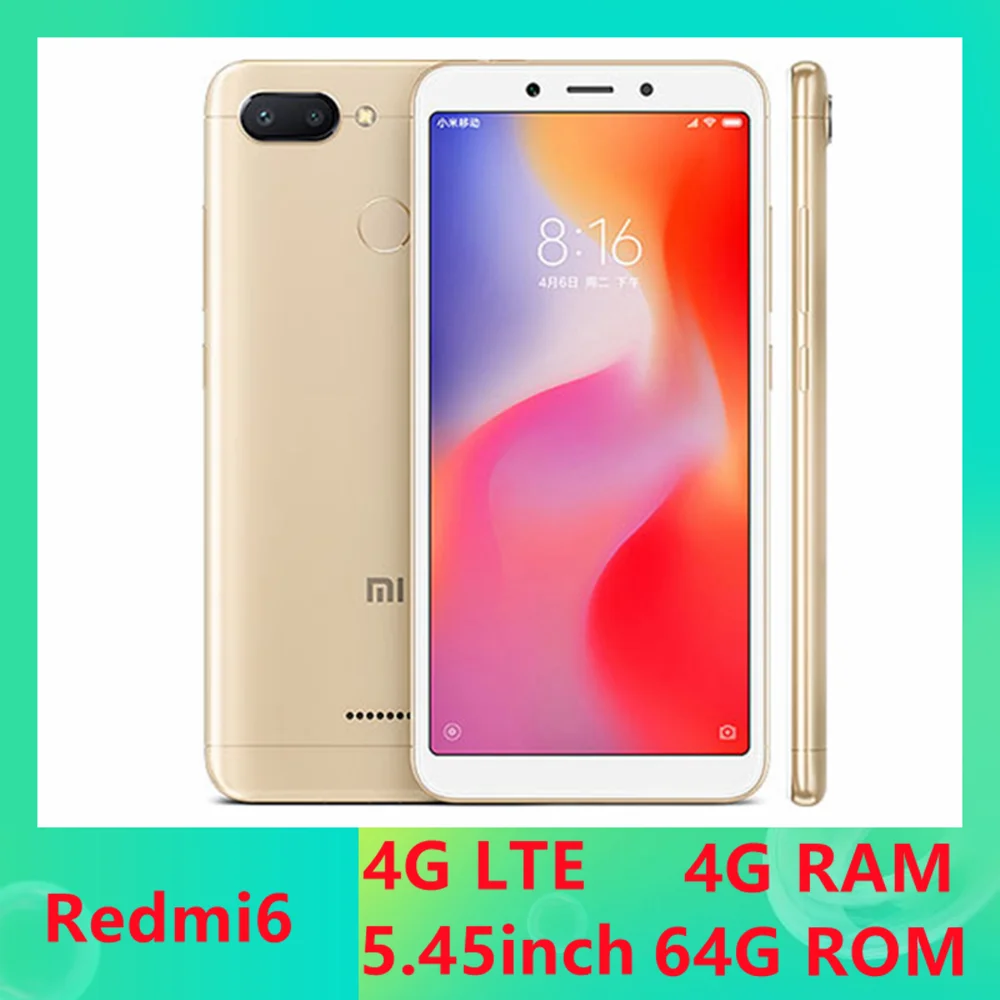 

Xiaomi celulares Mi redmi 6/6A 32 Гб ПЗУ 64 Гб ПЗУ 4G LTE смартфоны с двумя sim-картами 12 Мп Android разблокированные смартфоны