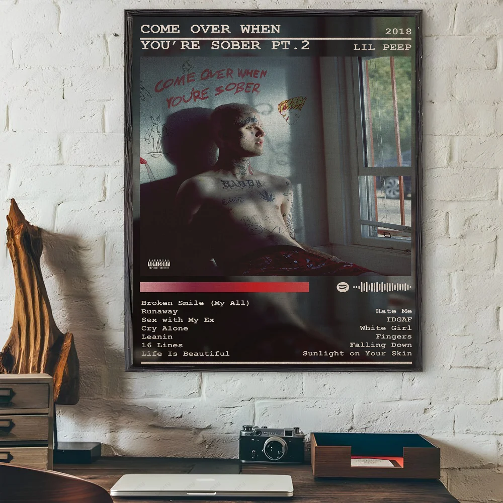 L-Lil P-Peep Горячая певица плакат наклейки художественные настенные фрески Декор