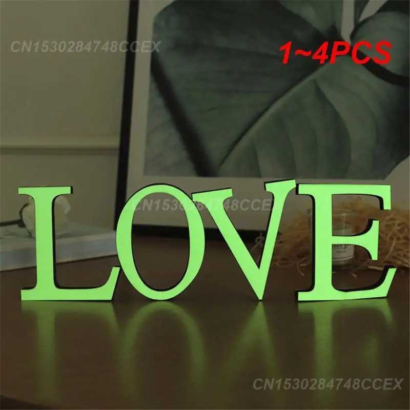 1 ~ 4 шт. наклейка на стену с английским алфавитом Ева серебристые украшения для