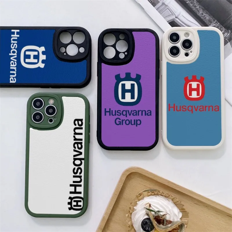 

Чехол для телефона бренда Husqvarnas, кожаный чехол для IPhone 11 14 12 13 Pro Max Mini Xs X Xr 7 8 Plus SE2020