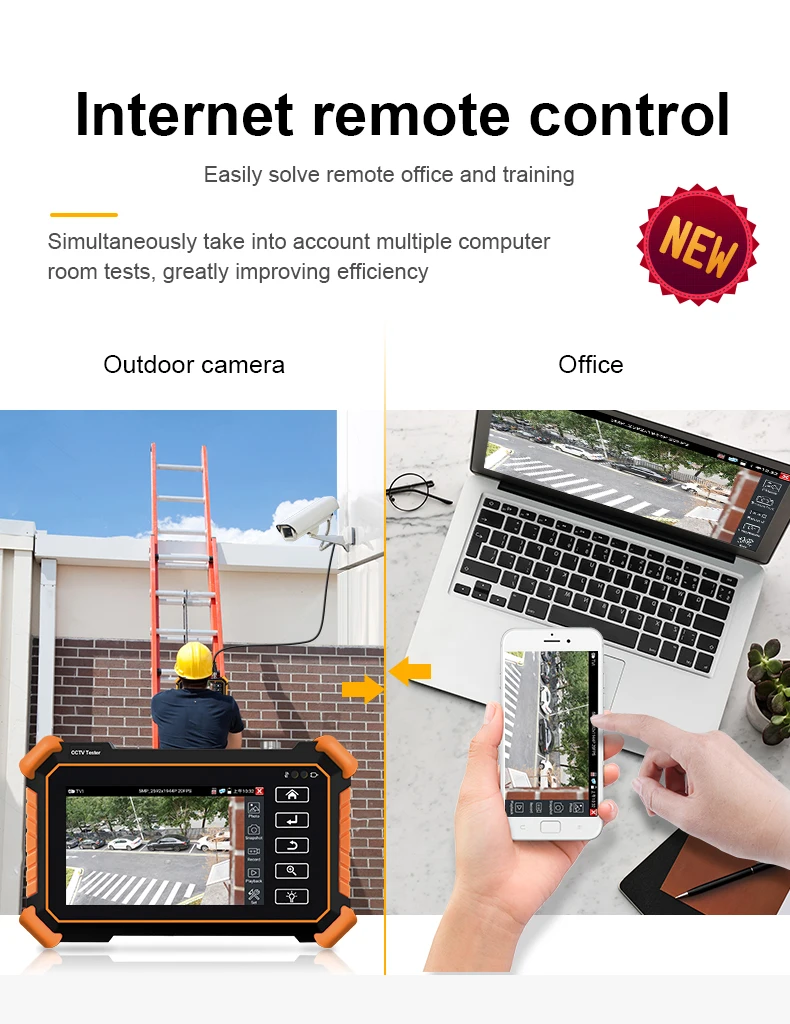 Камера видеонаблюдения IPC тестер монитора камеры 8K IP-камеры кабеля Wi-Fi UTP быстрое
