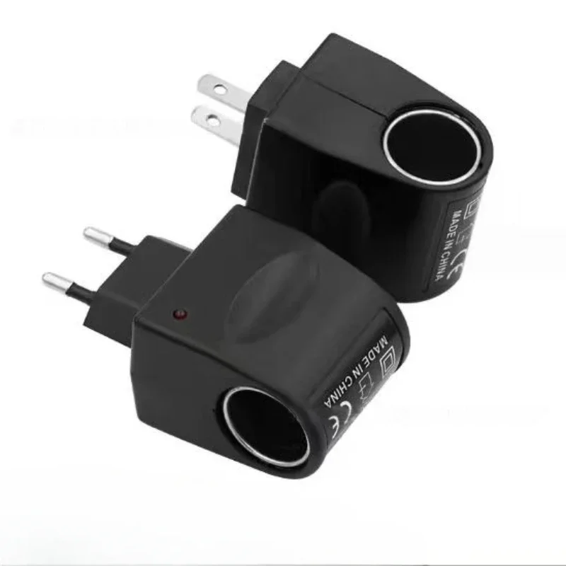Адаптер для автомобильного прикуривателя AC 220V To DC 12V EU US Plug Converter настенная