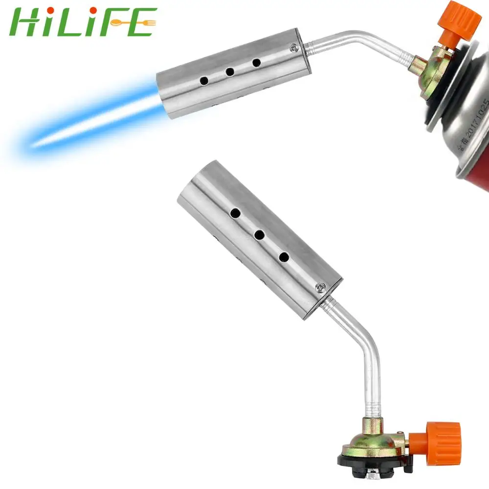 

HILIFE Welding Equipment Flamethrower Burner Welding Torch 816 Flame Gun Outdoor Camping BBQ Tool Butane Gas Blow Torch