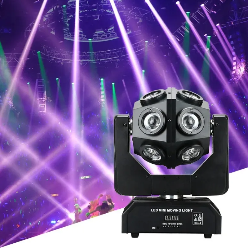 Фабричная цена 10 Вт * 12 шт. RGBWW 4 в 1 светодиодная двойная лампа для диджея сцены