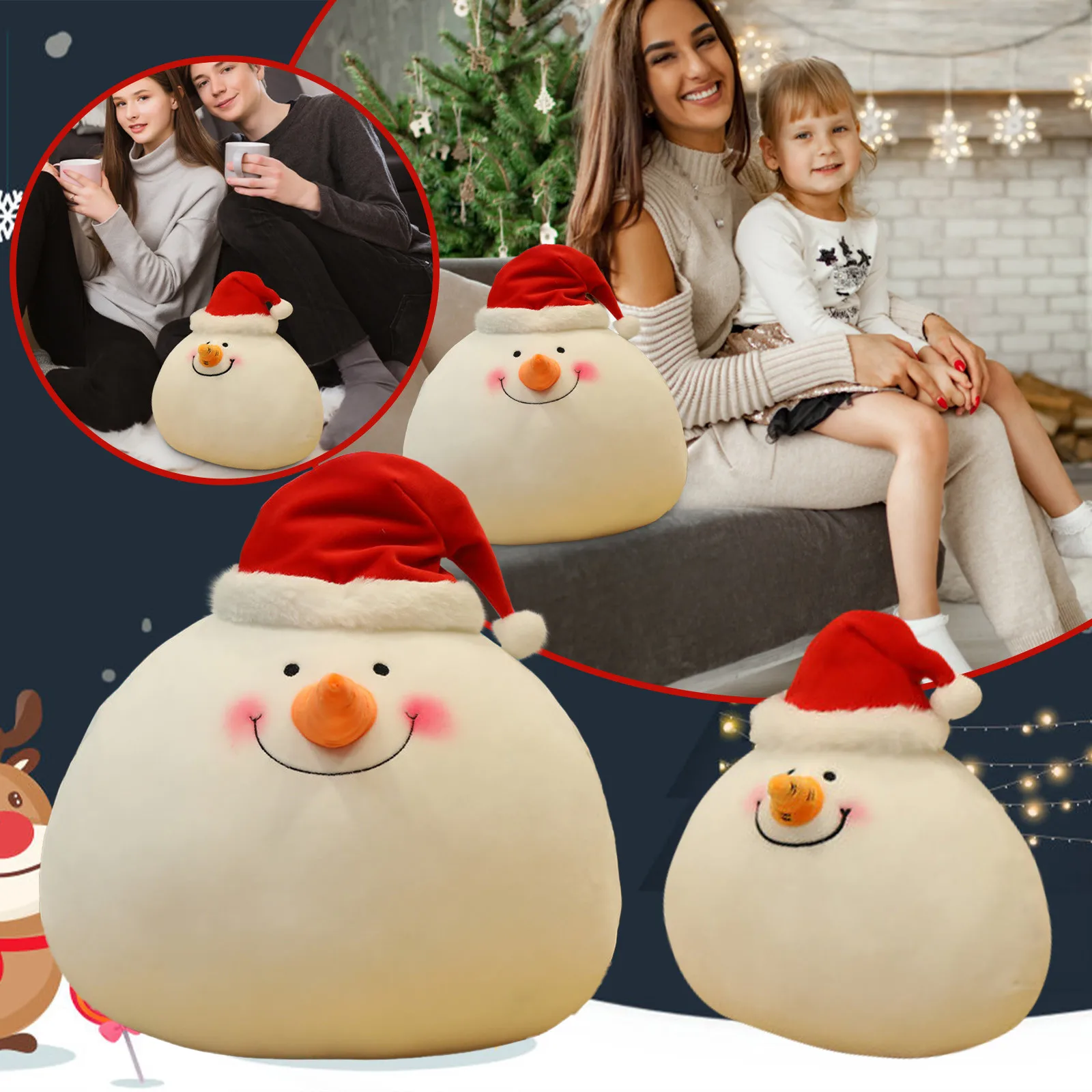 

Christmas Doll Animals Stuffed Decor Santa For Boys hie Cute Toys Toy h Soft Stuffed Girls Birthday Earthbound h