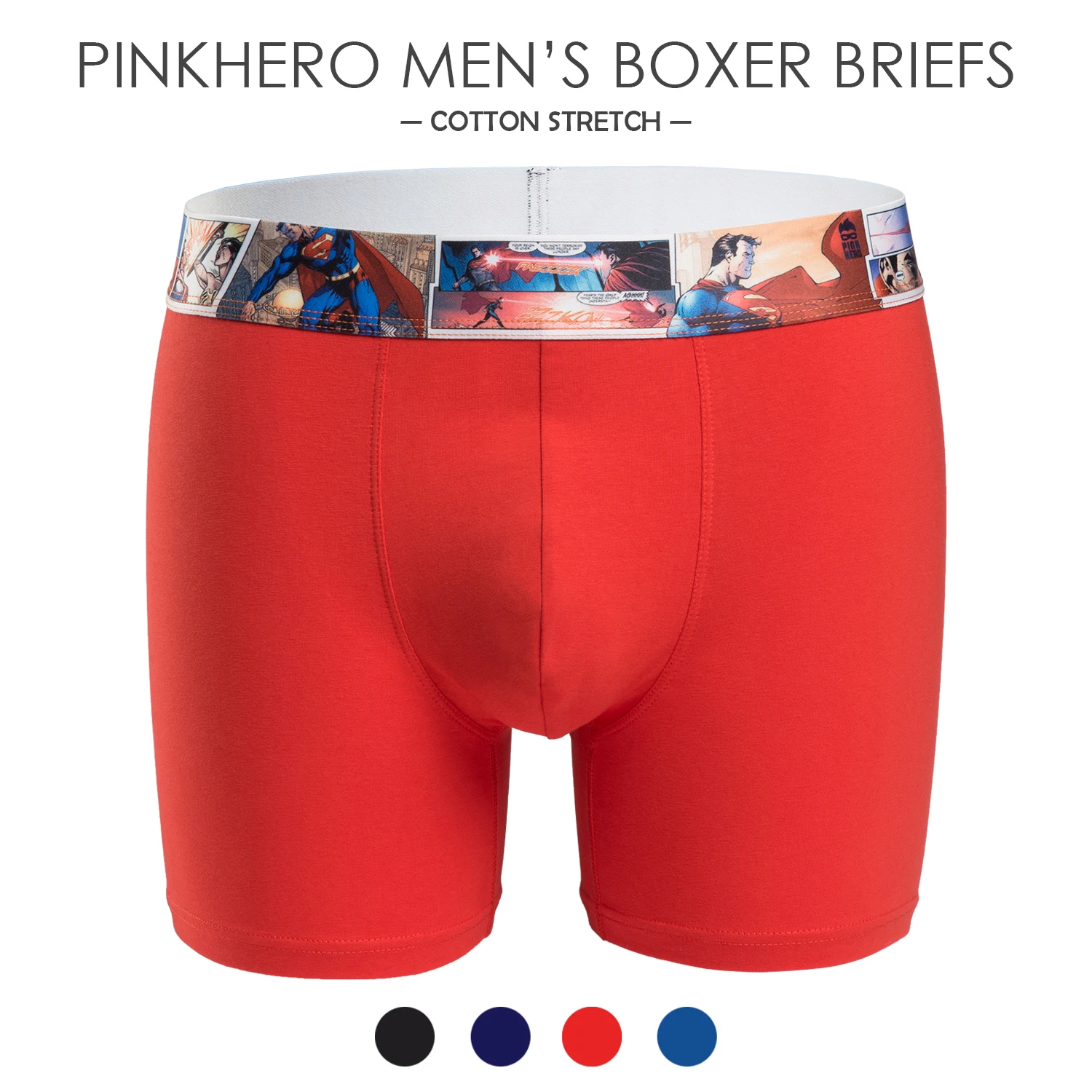 Трусы-боксеры PINKHERO 533 с длинными штанинами Забавный пояс - Цена: 2.38