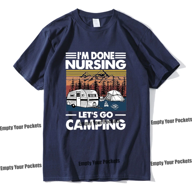 

Футболка мужская с забавными кошками I'm Done, тенниска из 100% хлопка с короткими рукавами для отдыха на природе, забавная повседневная майка ун...