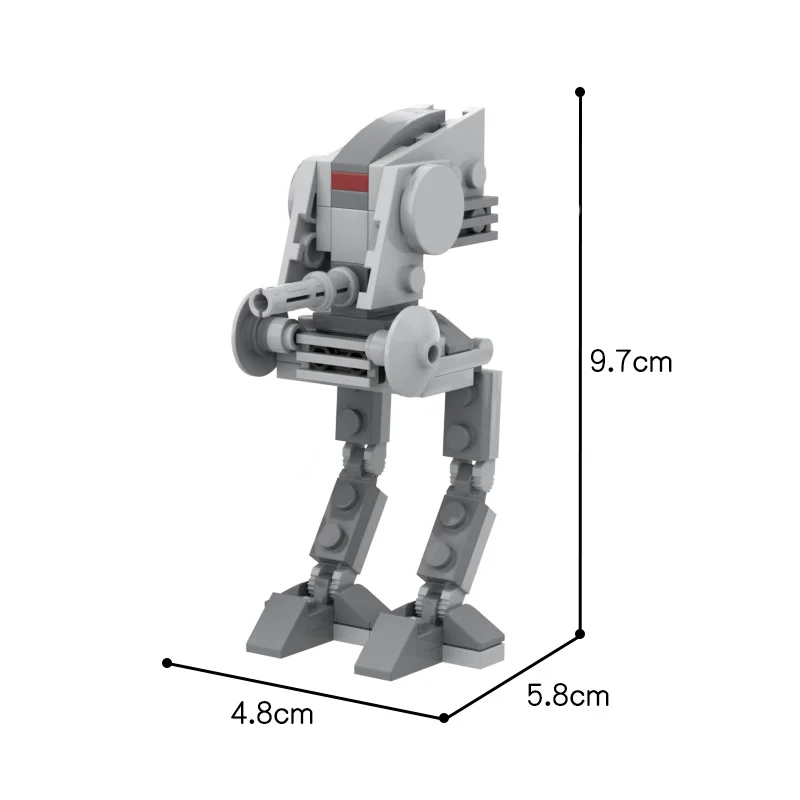 Строительные блоки MOC Space War Probe Robot креативные строительные модель сделай сам в